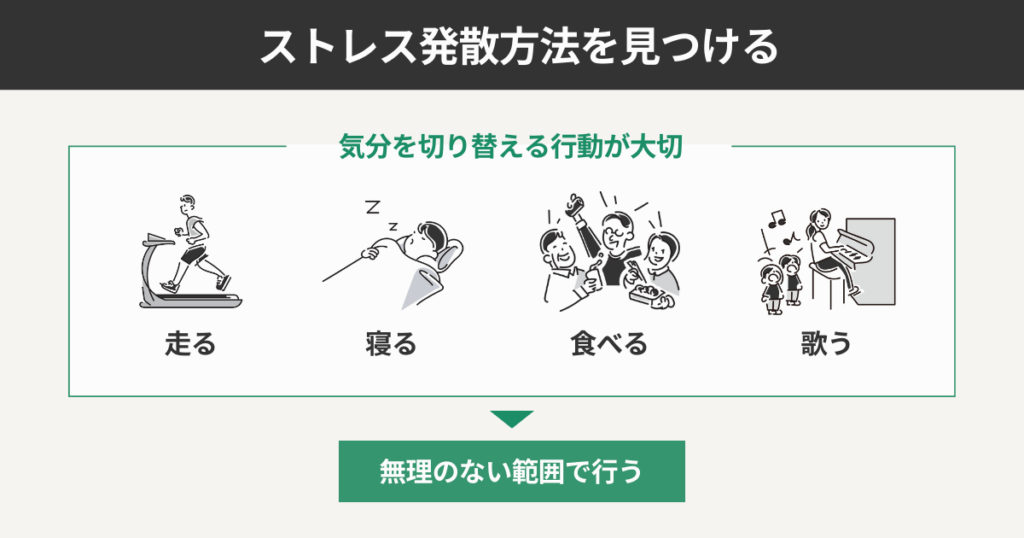 ストレス発散方法を見つける