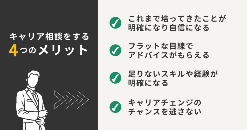 キャリア相談のメリット