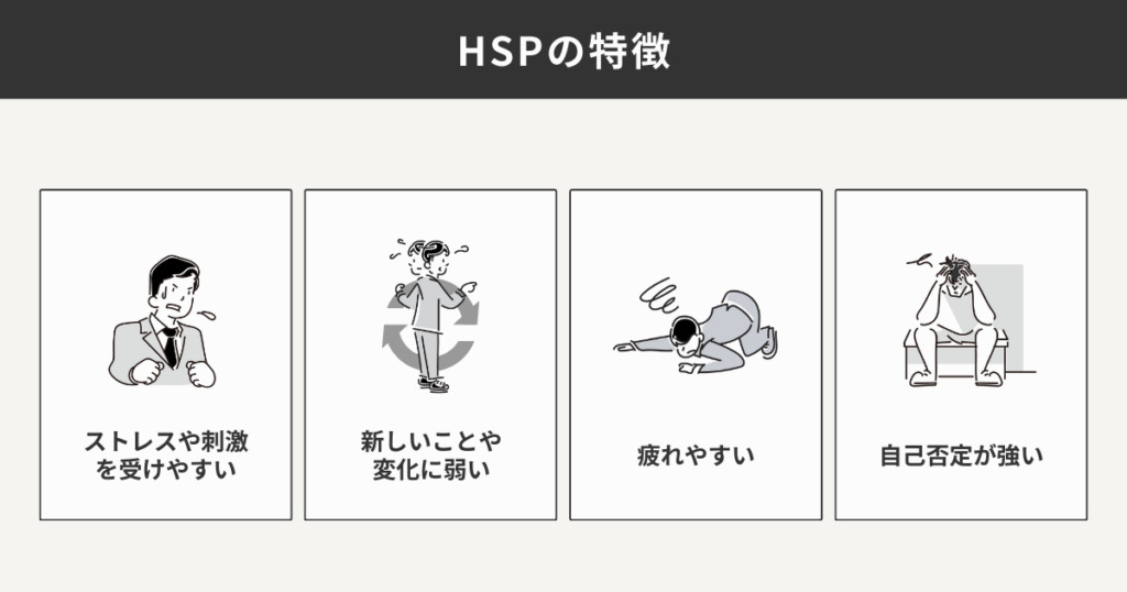 HSPの特徴をまとめた図解