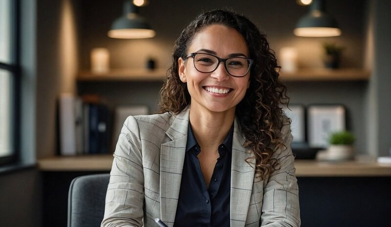 キャリア相談を勧める女性