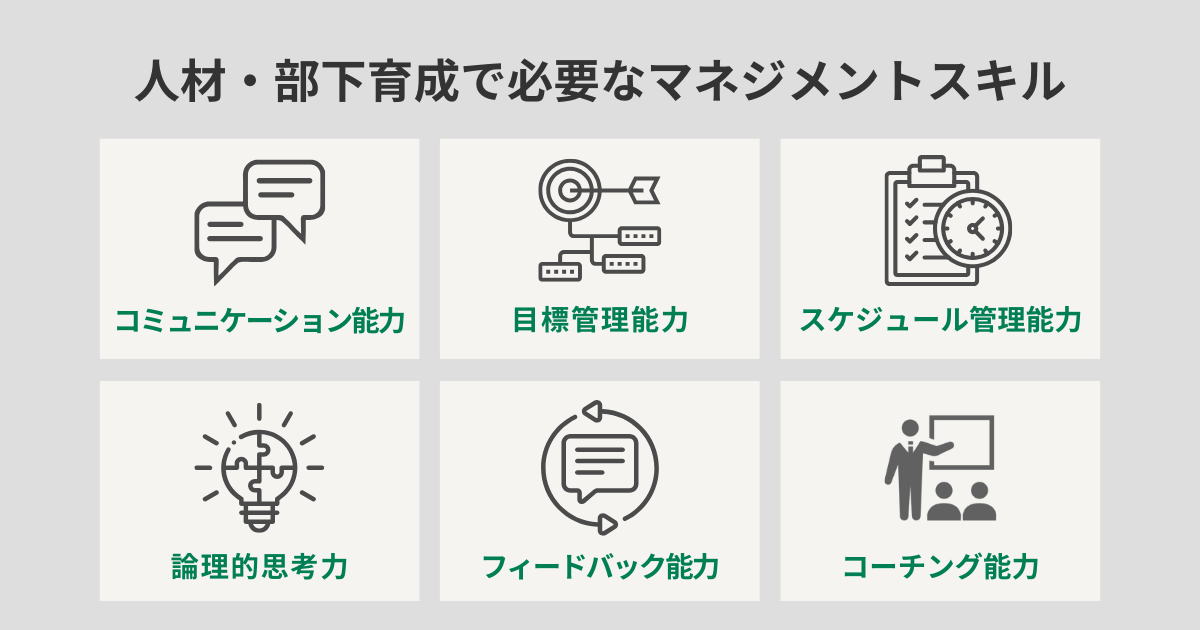 人材・部下育成で必要なマネジメントスキル