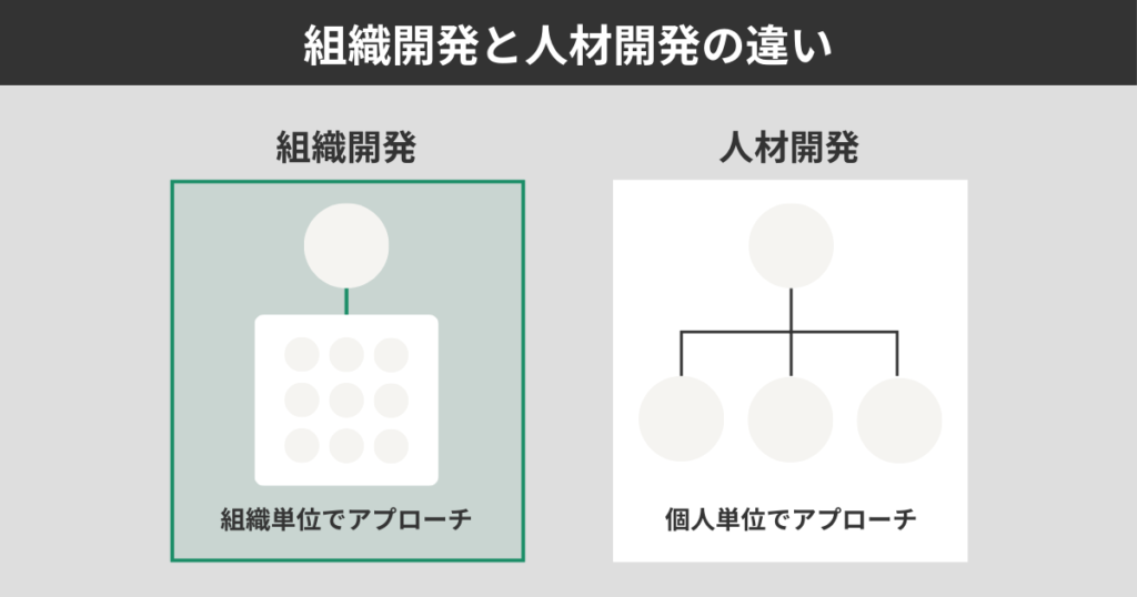 組織開発と人材開発の違い