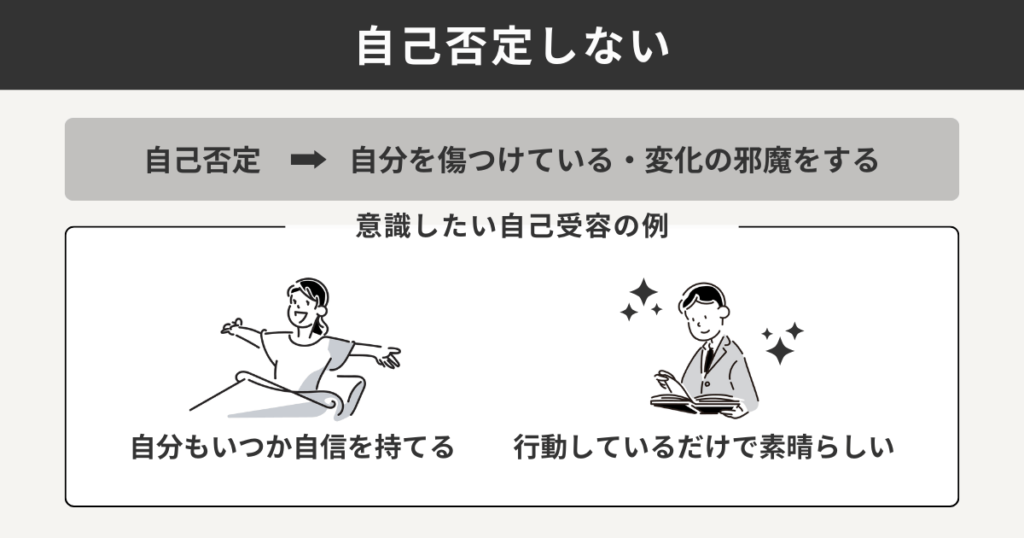 自己否定しない