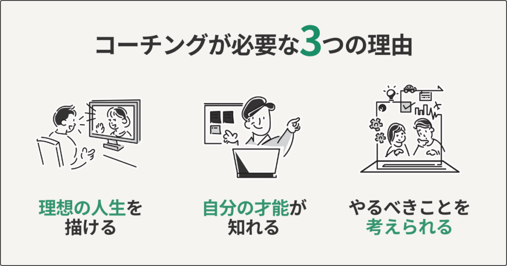 コーチングが必要な3つの理由