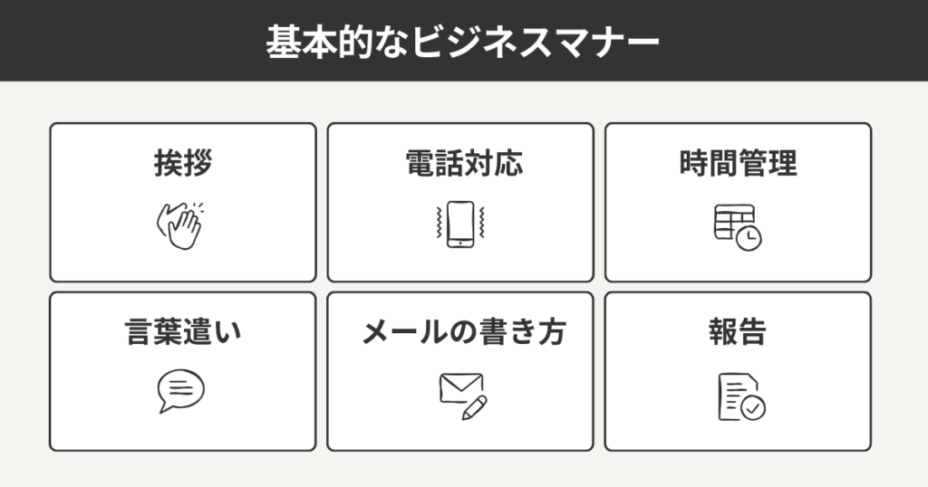 基本的なビジネスマナー