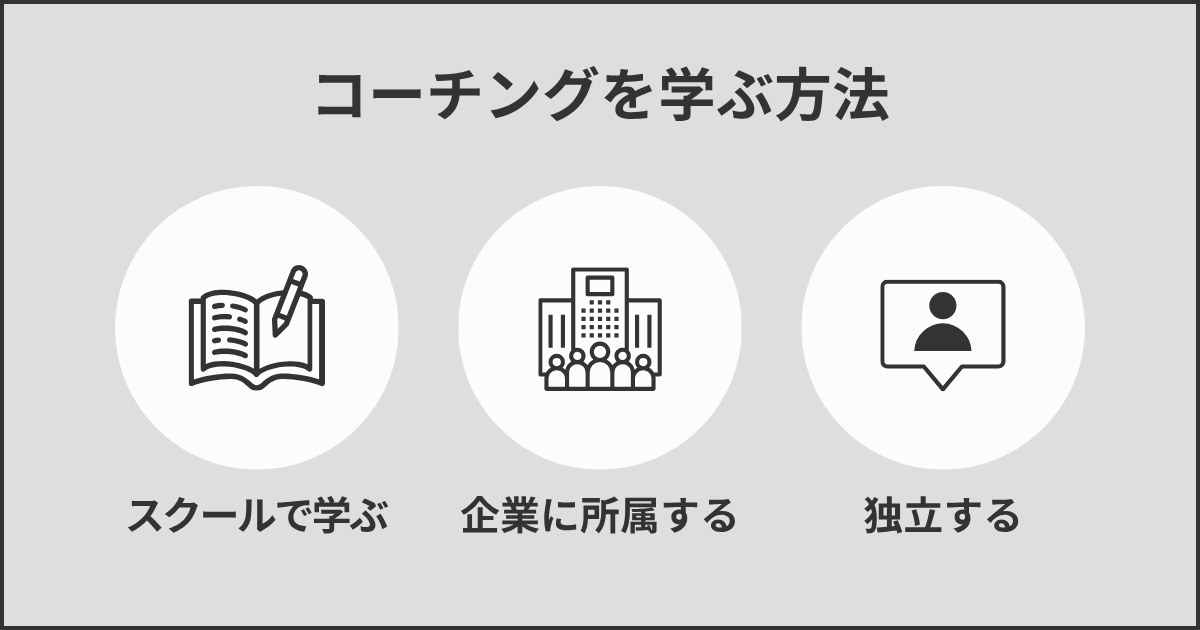 コーチングを学ぶ方法