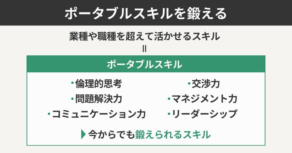ポータブルスキルを鍛える