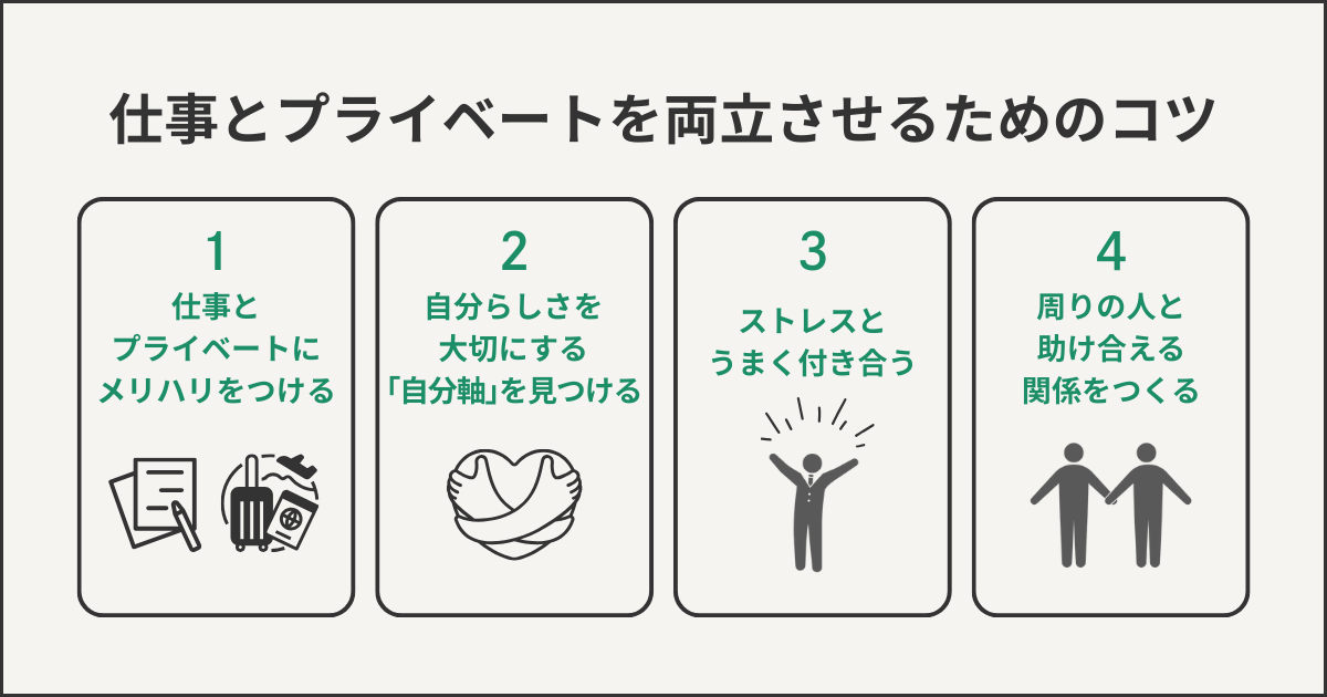 仕事とプライベートを両立させるためのコツ