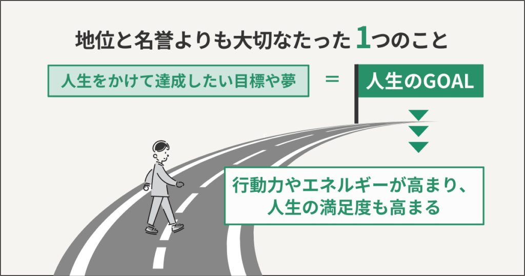地位と名誉よりも大切なたった1つのこと