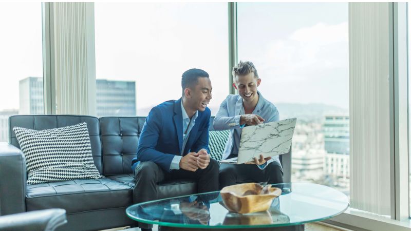 会話をする二人