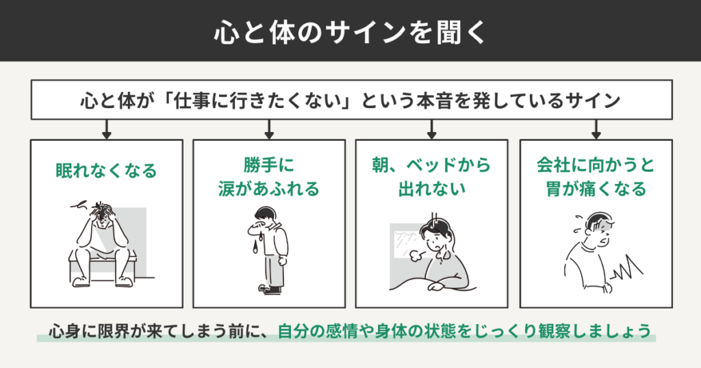 心と体のサインを聞く